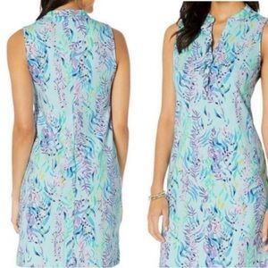 NWT, Lilly Pulitzer Sherryn Shift Dress High Tide Blue oasis